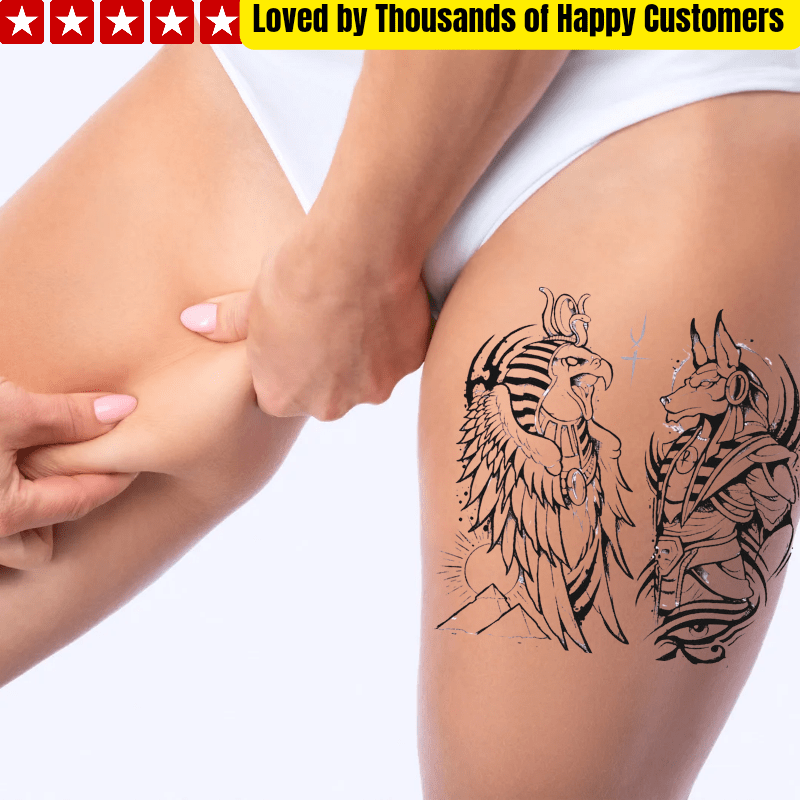 TeMaRo™ Egyptian God Anubis Tattoo