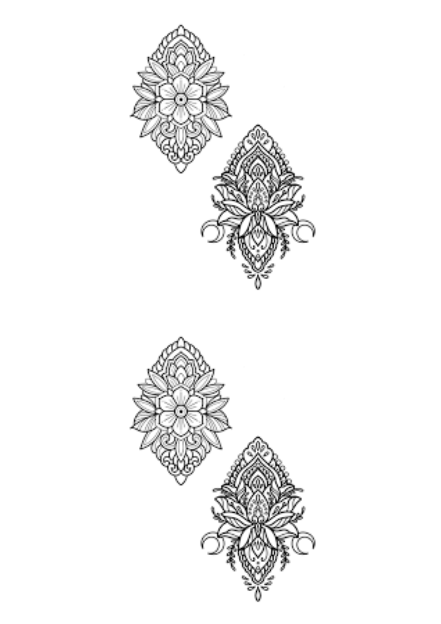 TeMaRo™ F Sternum Tattoo Ideas