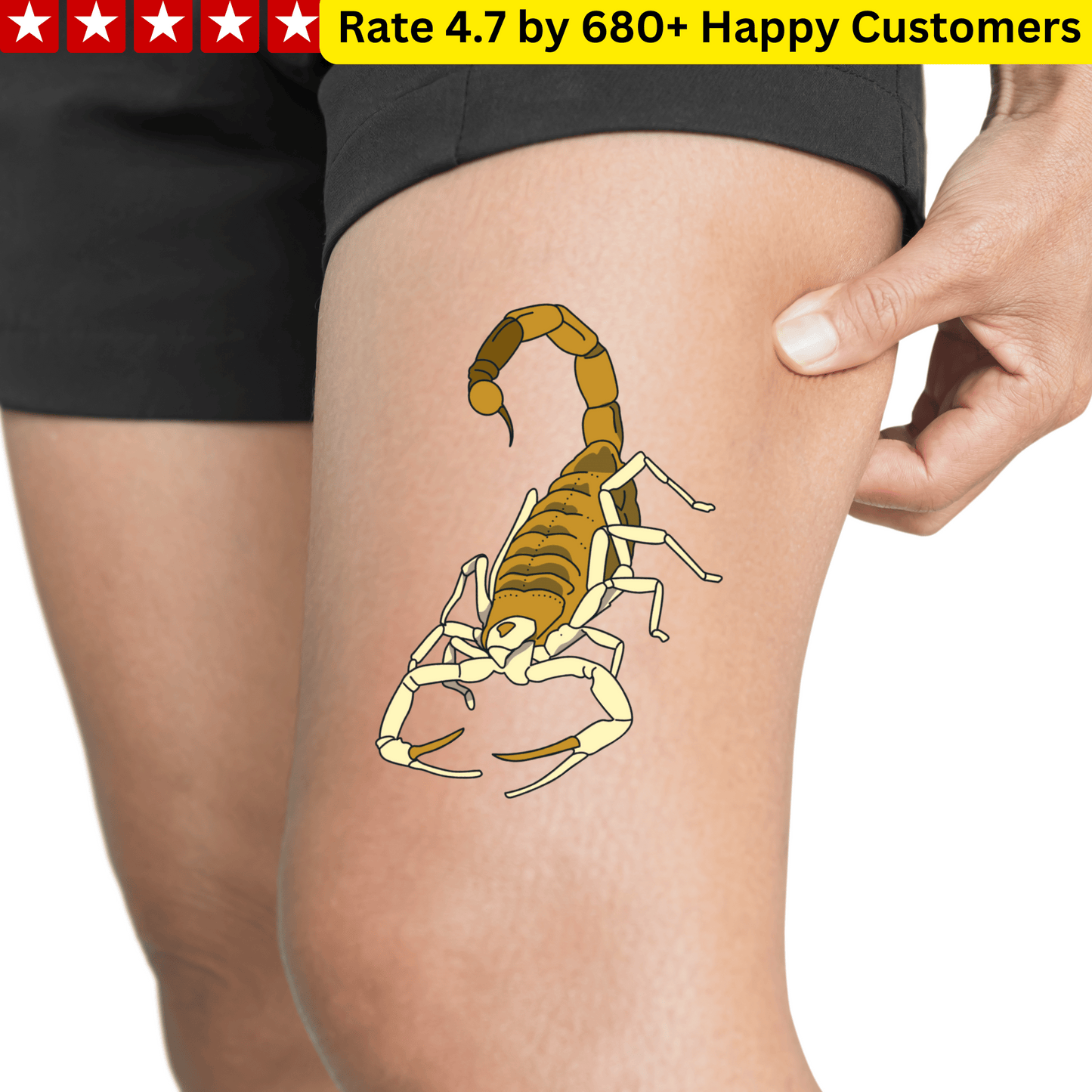 TeMaRo™ Fake Tattoos Stickers