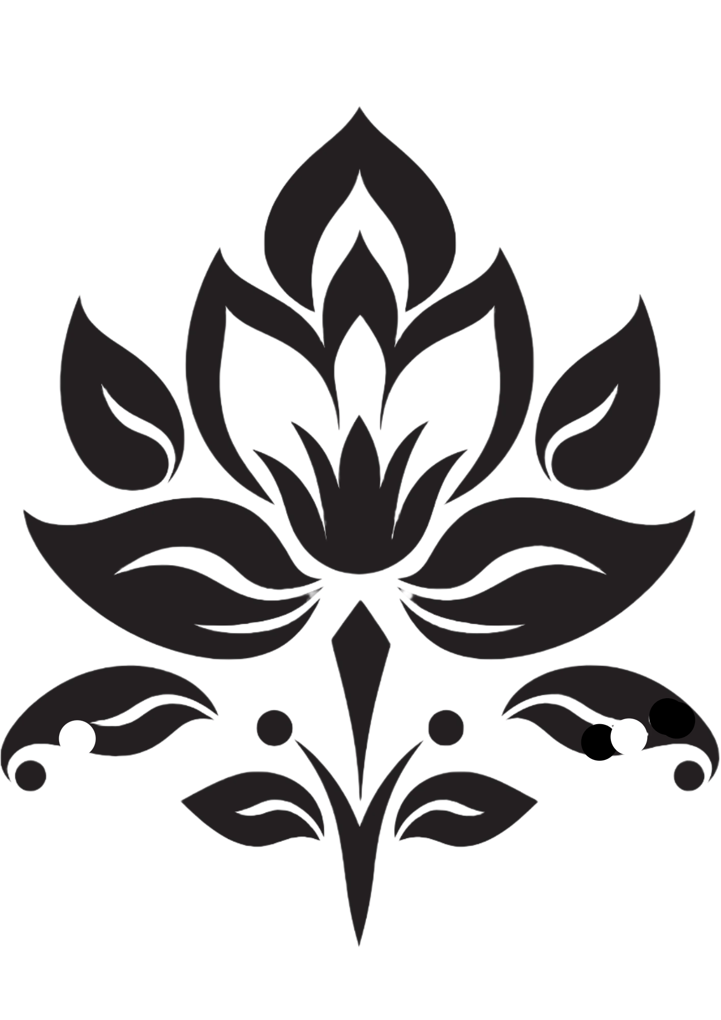 TeMaRo™ Floral Tribal Henna Stickers Near Me