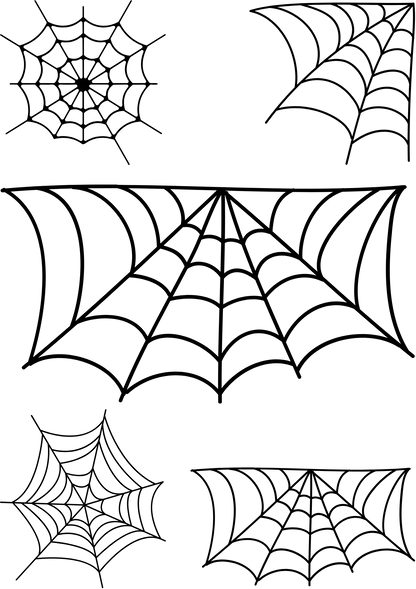 TeMaRo™ Gothic Tattoos with Meaning -Spider Web