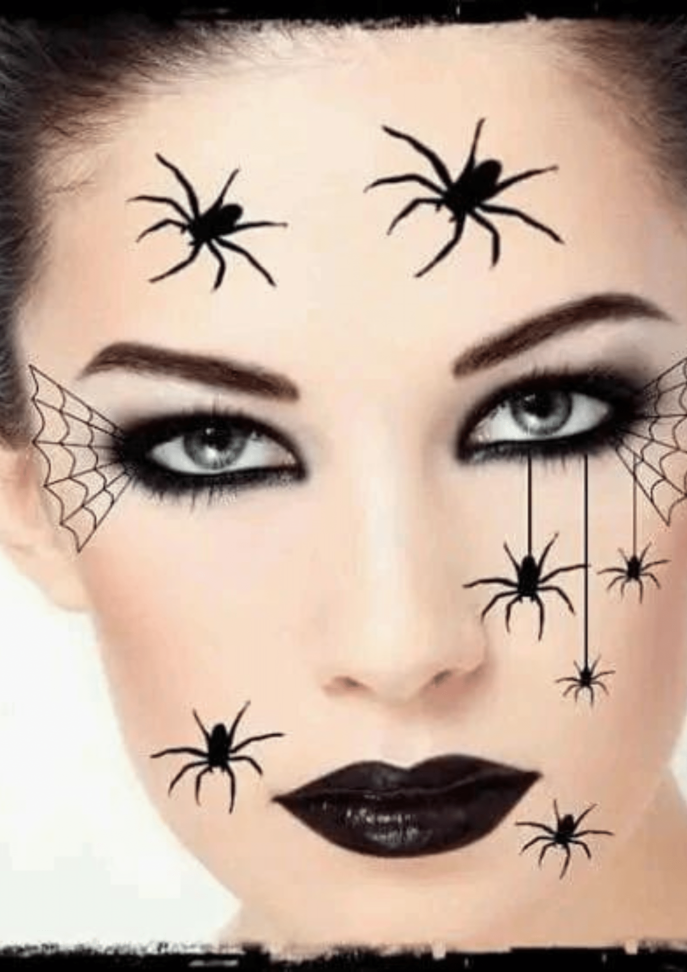 TeMaRo™ Gothic Tattoos with Meaning -Spider Web