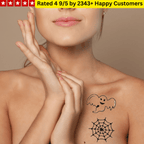 TeMaRo™ Halloween Sheet of Tattoos