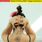 TeMaRo™ Halloween Sheet of Tattoos