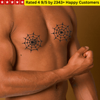 TeMaRo™ Halloween Sheet of Tattoos