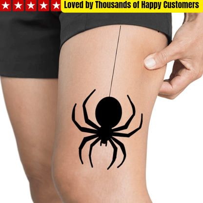 TeMaRo™ Hanging Spider Tattoo