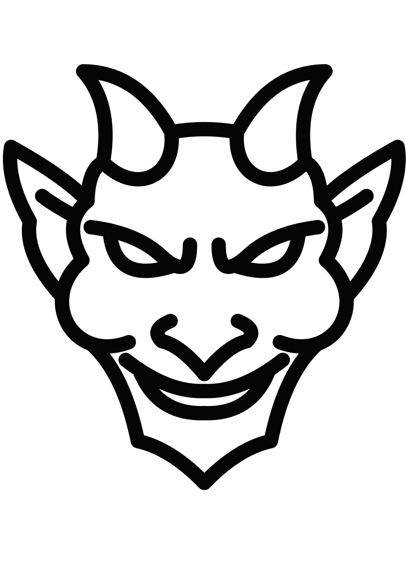 TeMaRo™ Imp Outline Tattoo