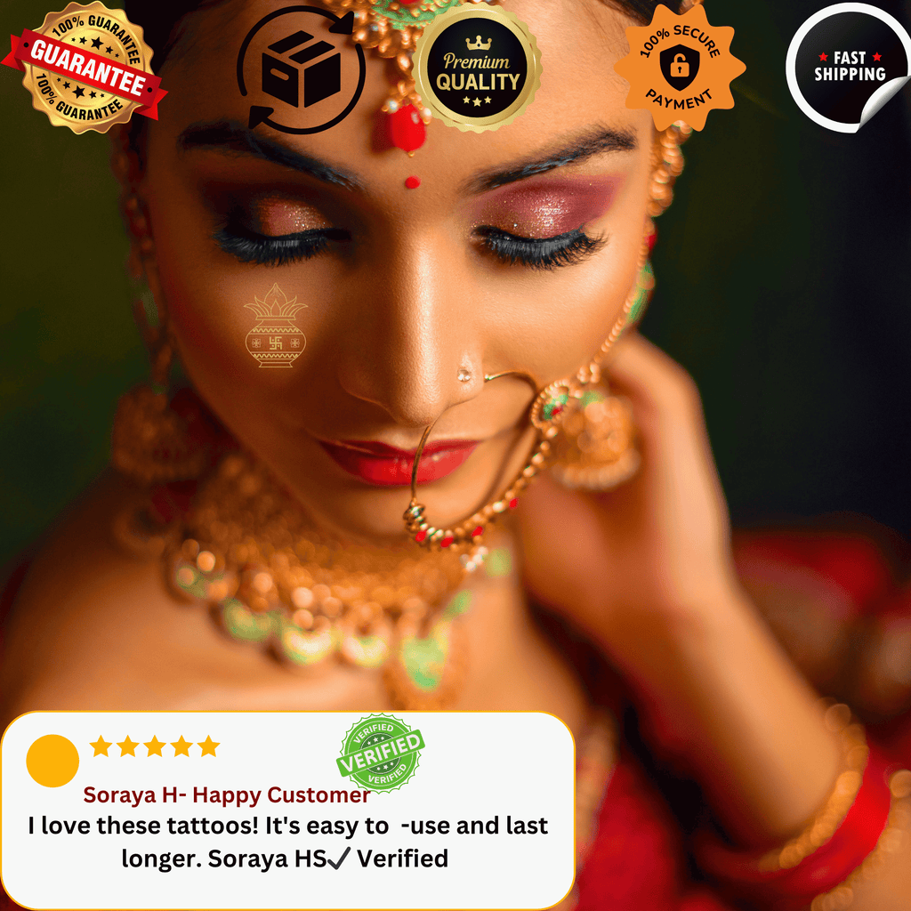 TeMaRo™ Indian Wedding Tattoo