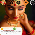 TeMaRo™ Indian Wedding Tattoo