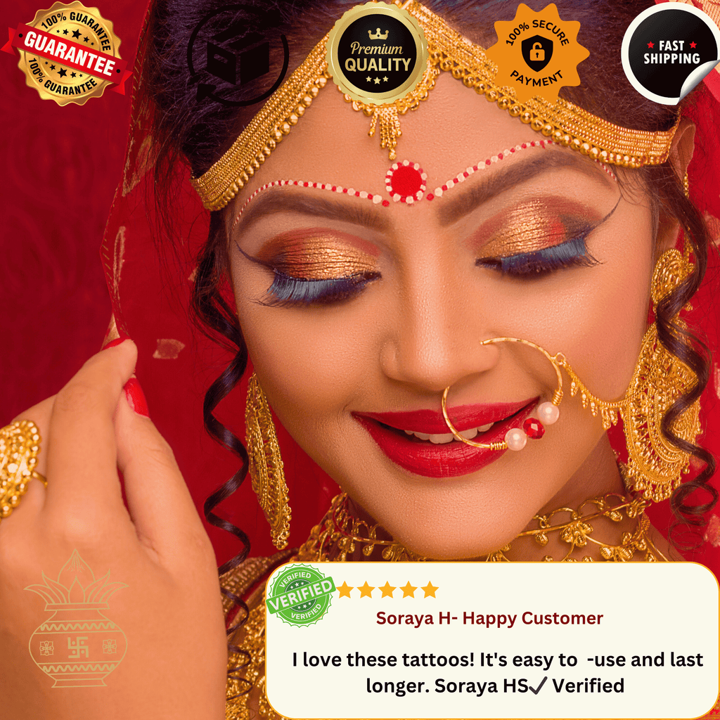 TeMaRo™ Indian Wedding Tattoo