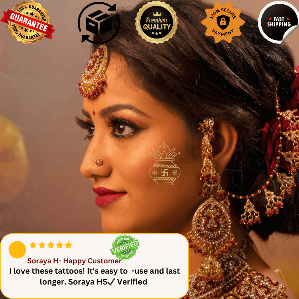 TeMaRo™ Indian Wedding Tattoo