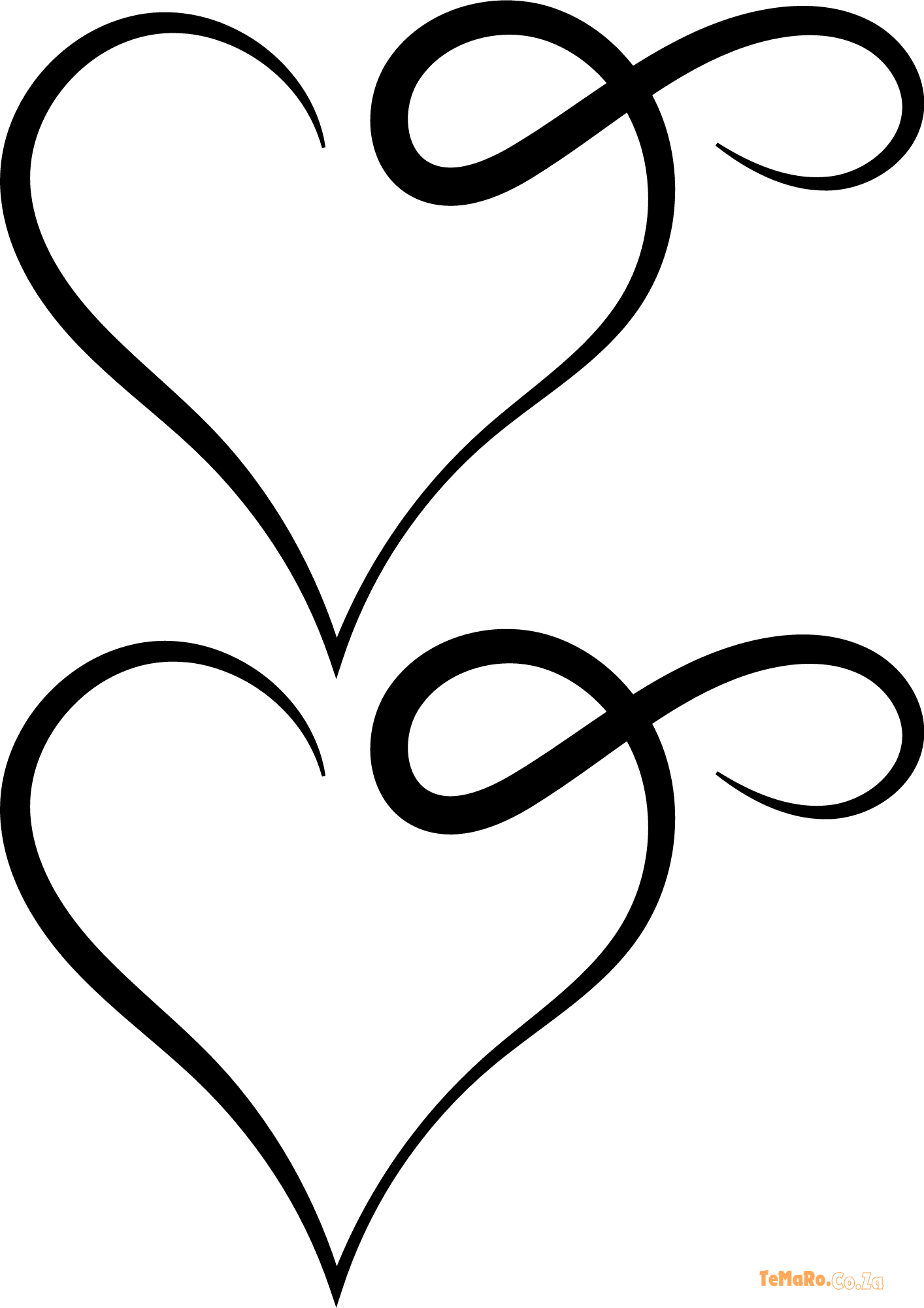 TeMaRo™ Infinity Heart Tattoo