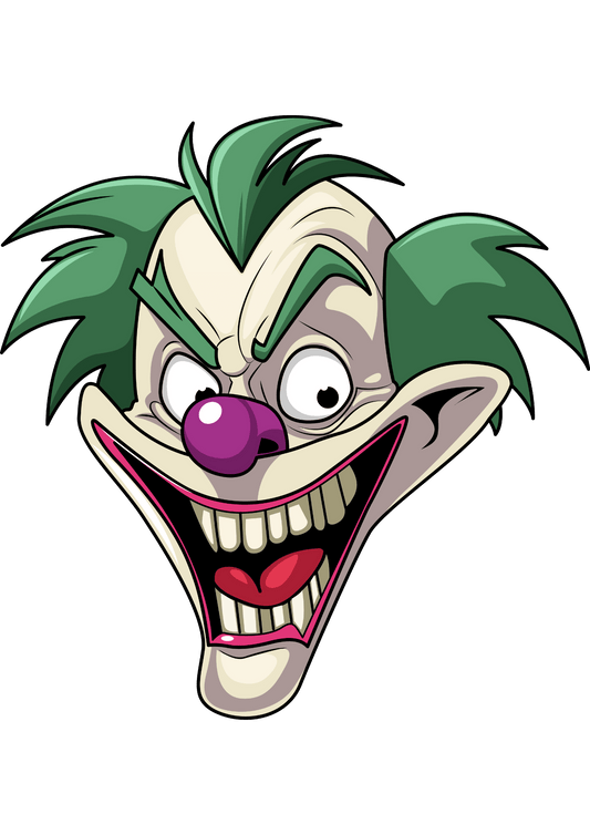 TeMaRo™ Joker Tattoo Hand Smile