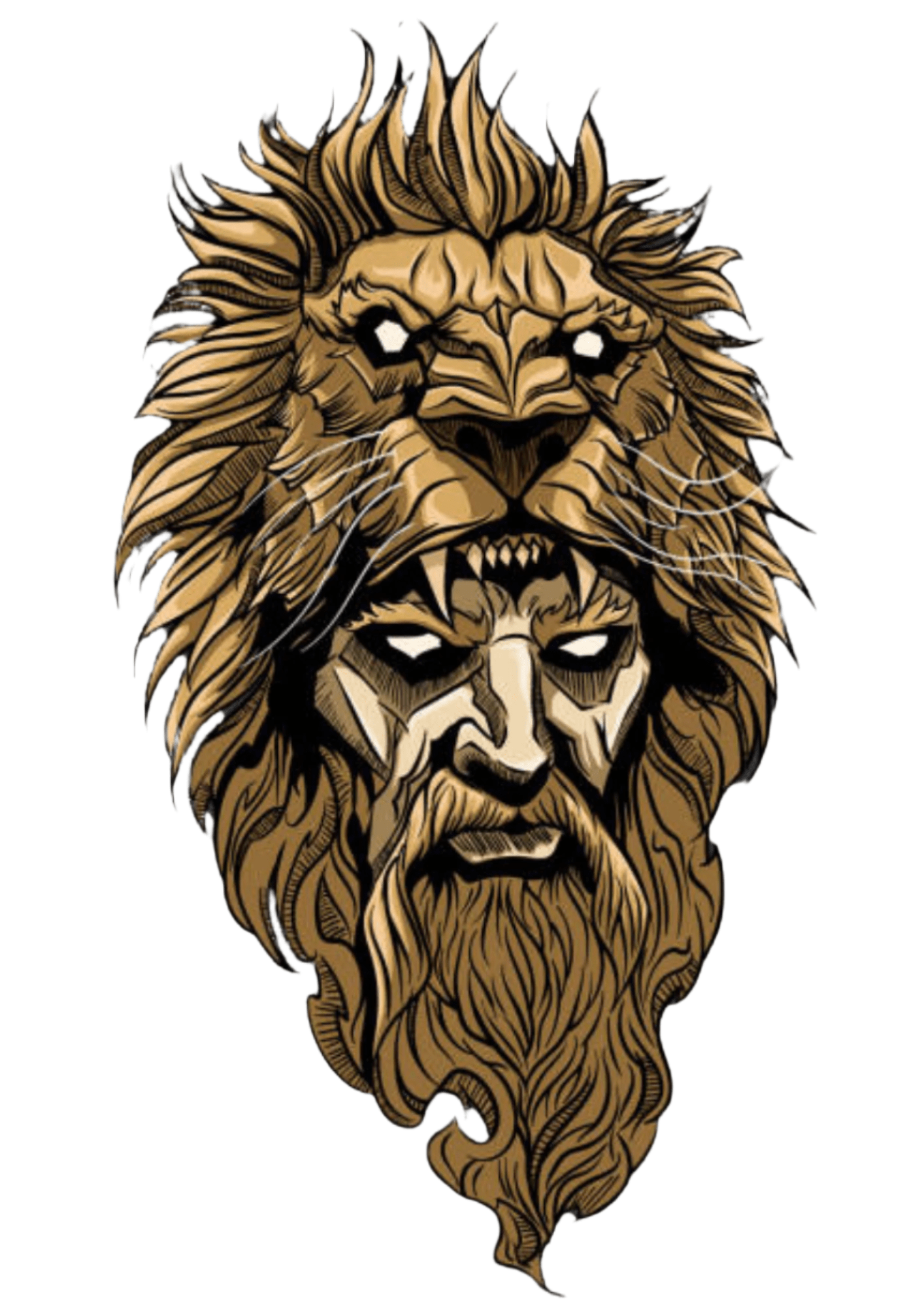 TeMaRo™ Leg Tattoos for Guys - Lion