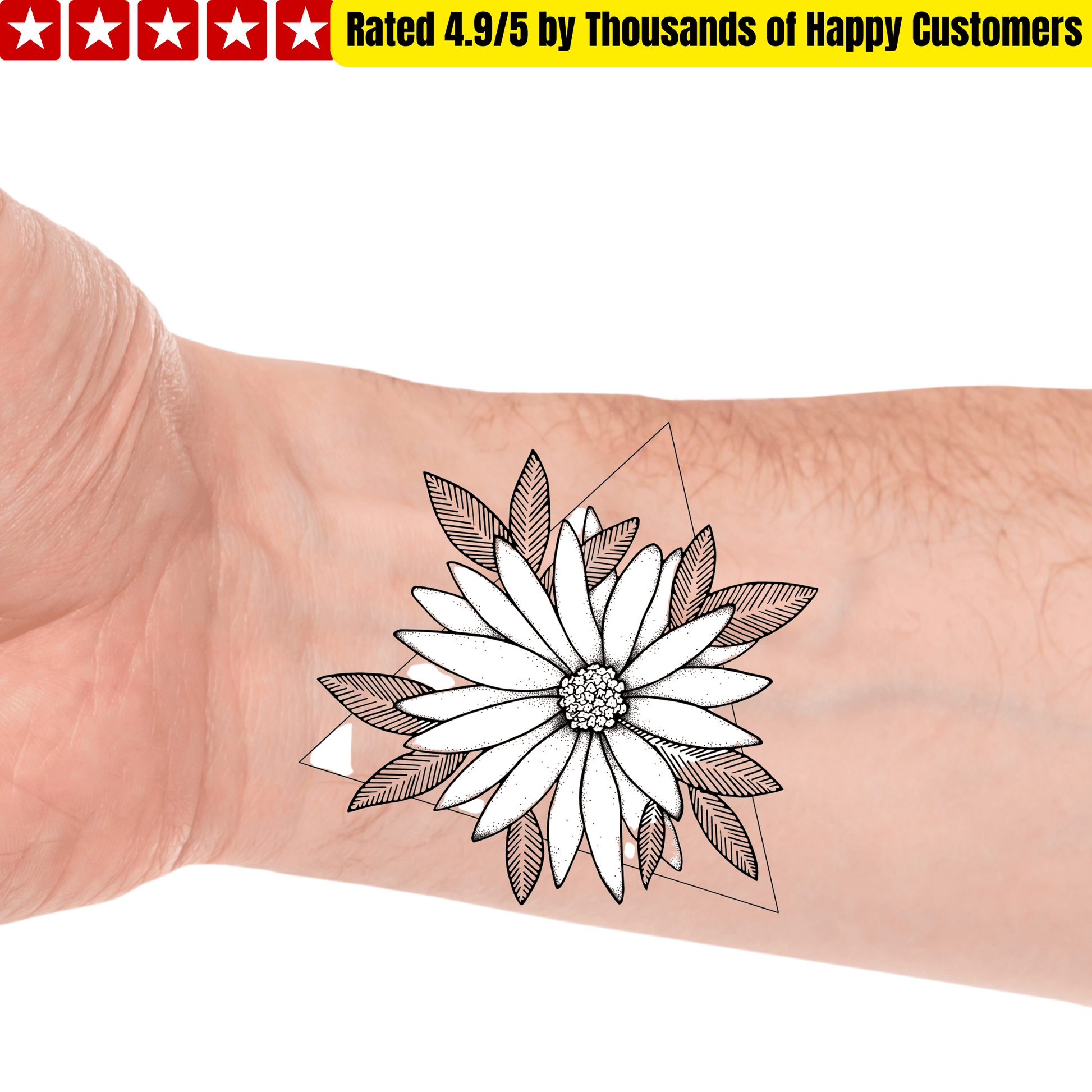 TeMaRo Long Lasting Temporary Tattoos