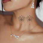 TeMaRo™ Mandala Tattoo Lotus Flower