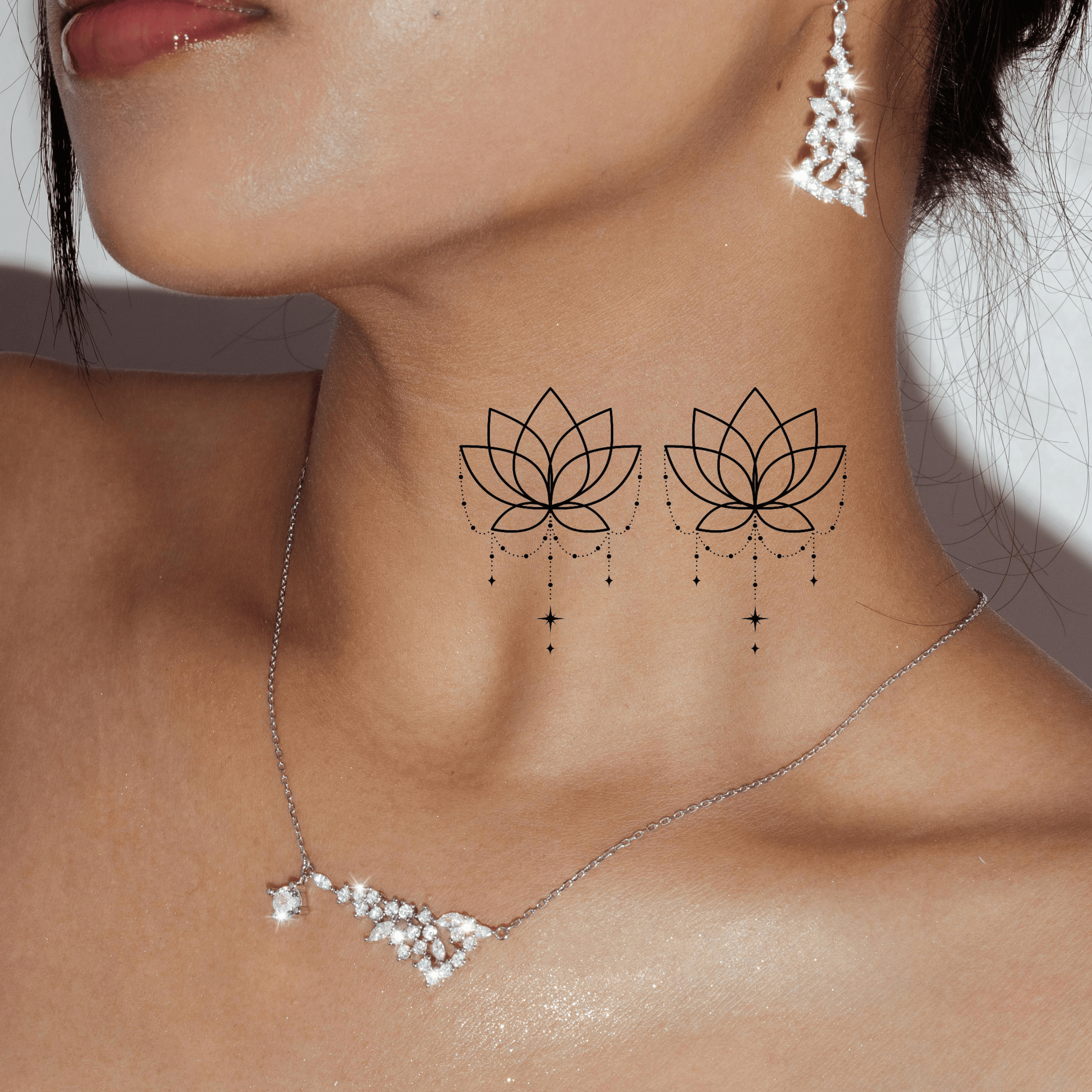 TeMaRo™ Mandala Tattoo Lotus Flower