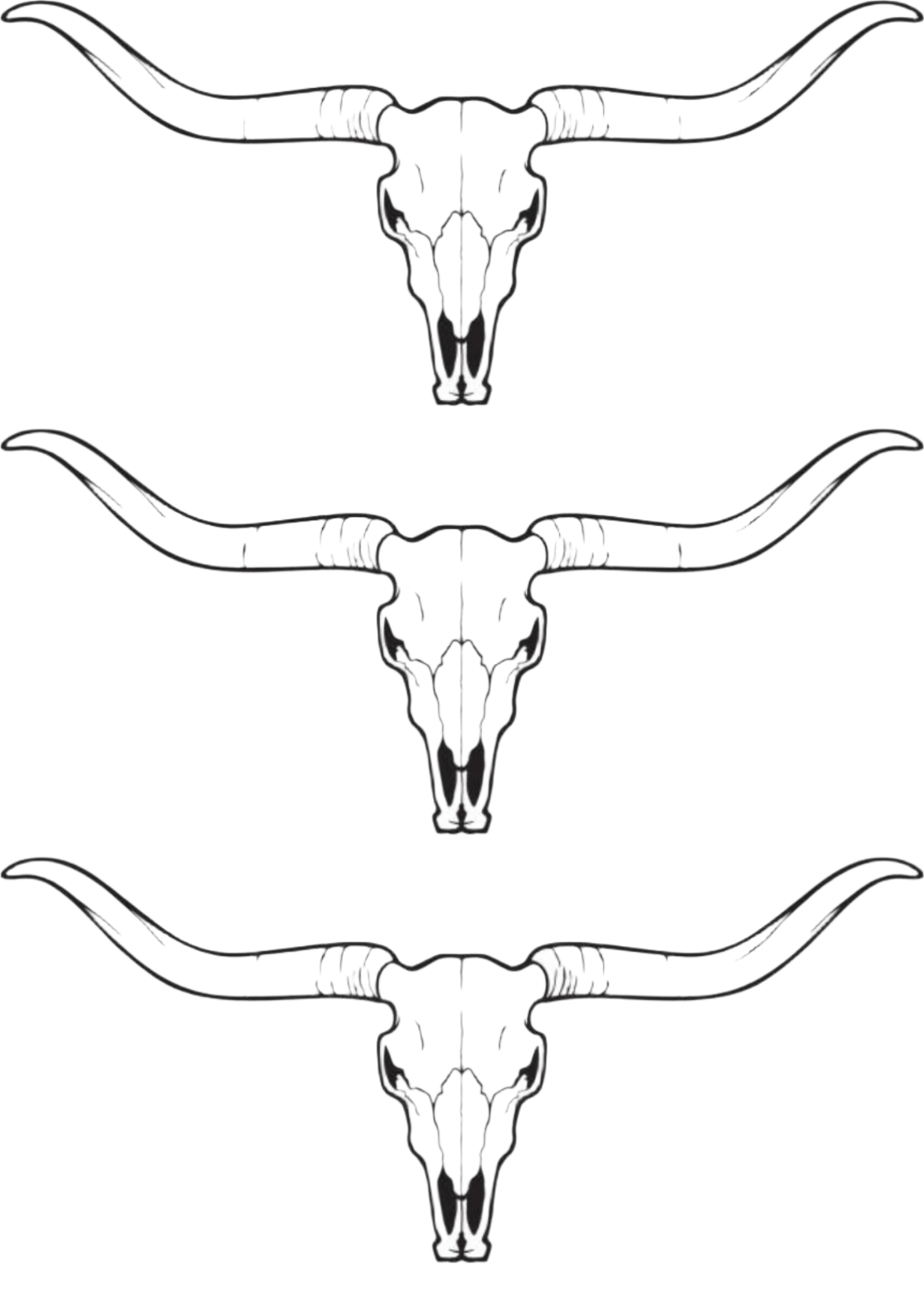 TeMaRo™ Men Tattoo Design on Leg - Horns