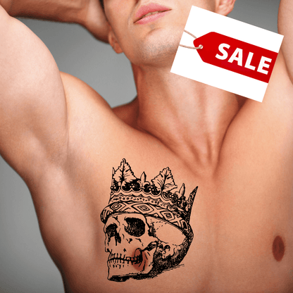 TeMaRo Men Tattoo - Unisex Skull