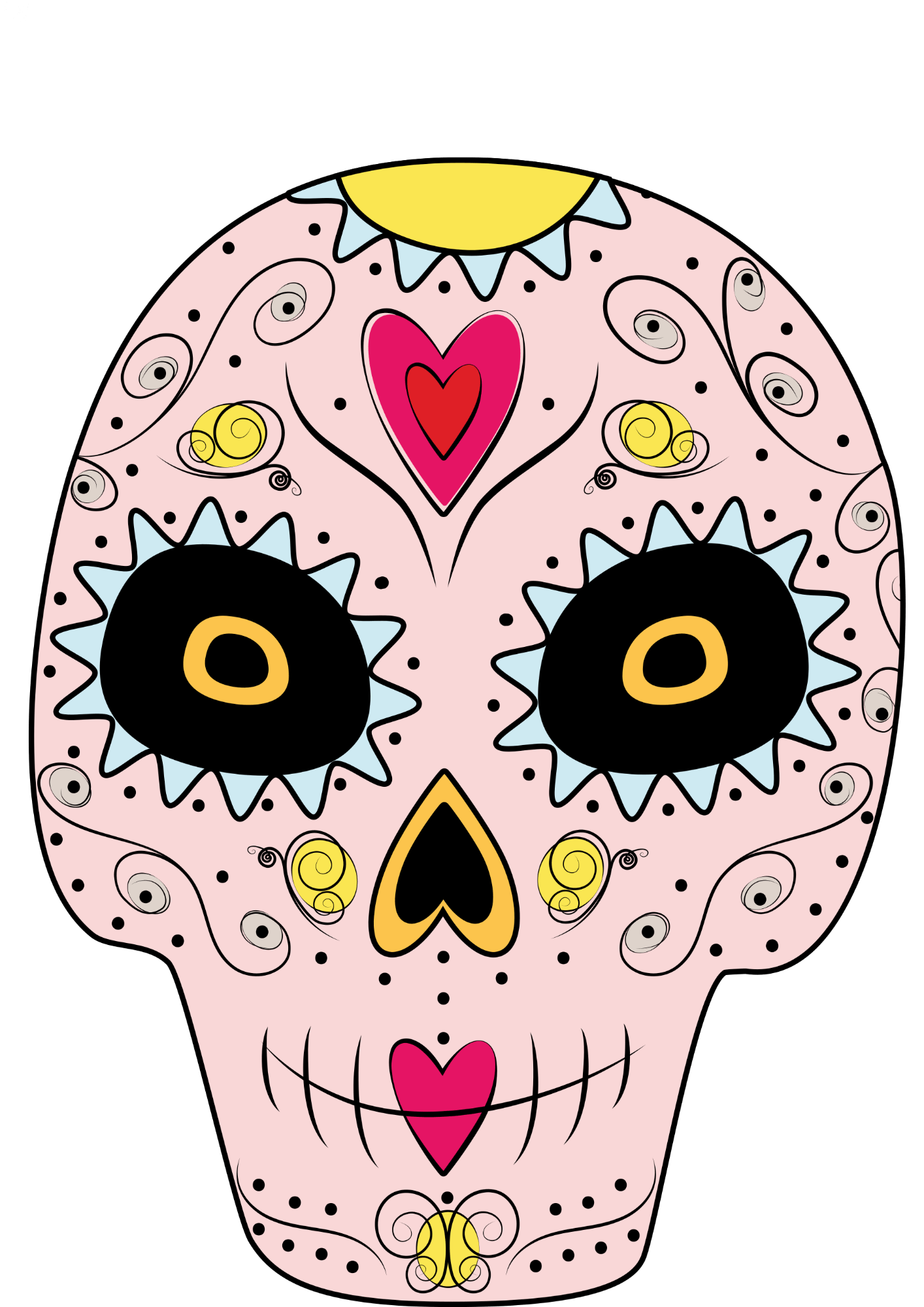 TeMaRo™ Mexican Skull Design