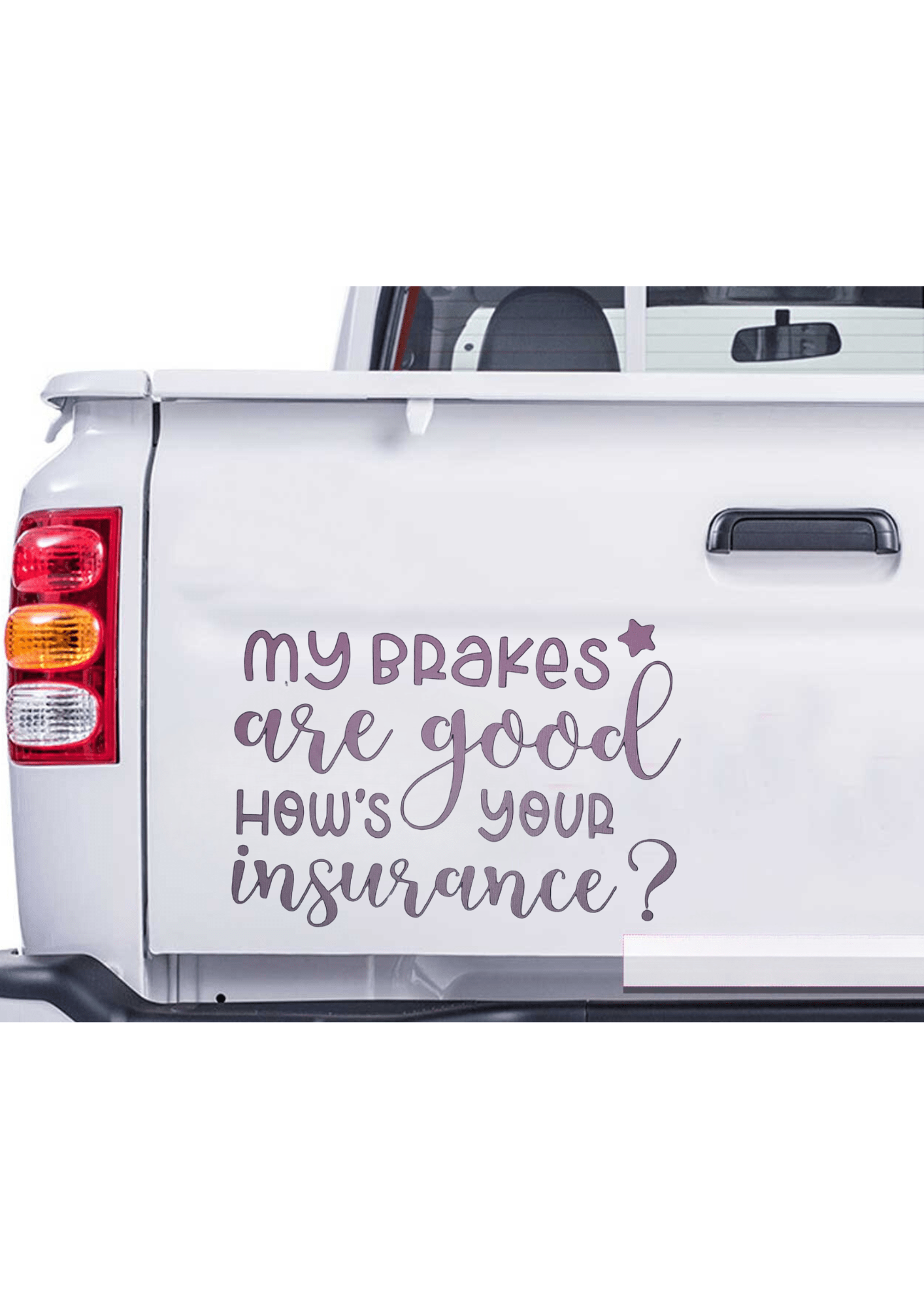 TeMaRo™ My Brakes are Good - Car Decal (24x11cm)