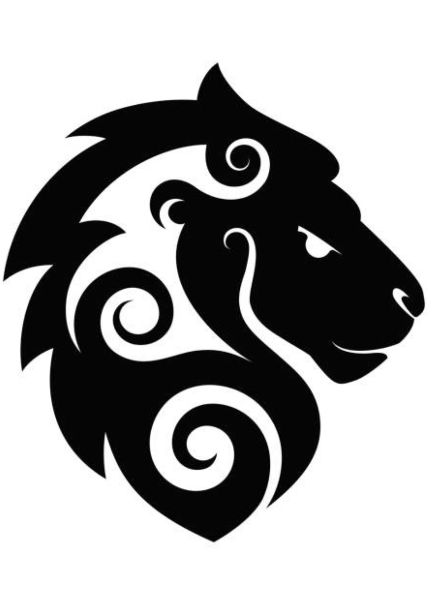 TeMaRo™ Nearest Tattoo Place Near Me - Lion Tribal