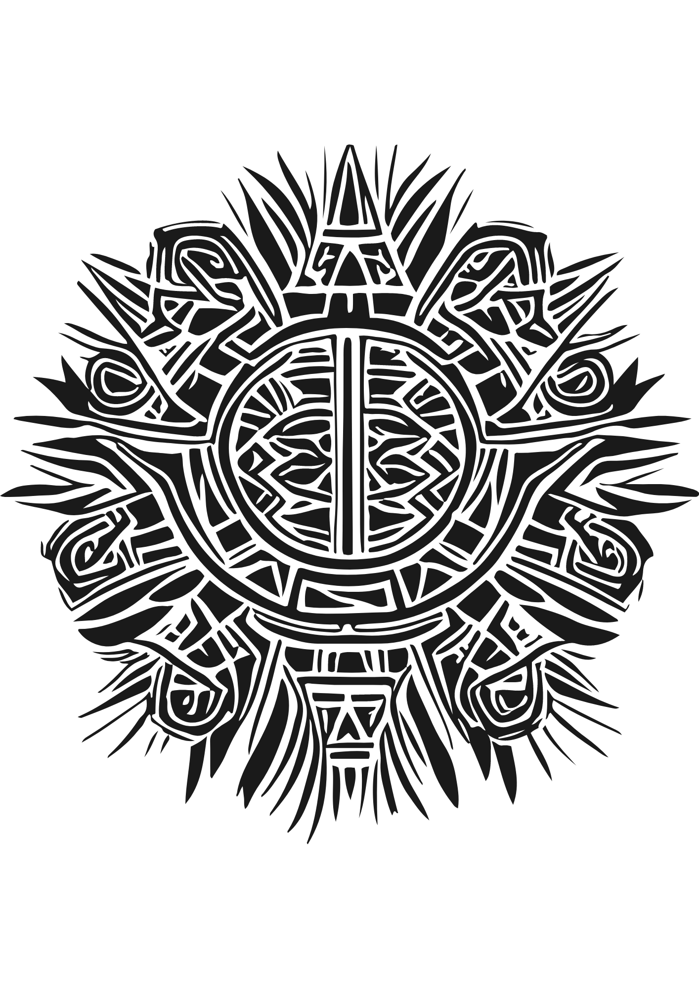 TeMaRo™ Non Permament Tribal Tattoo Rose