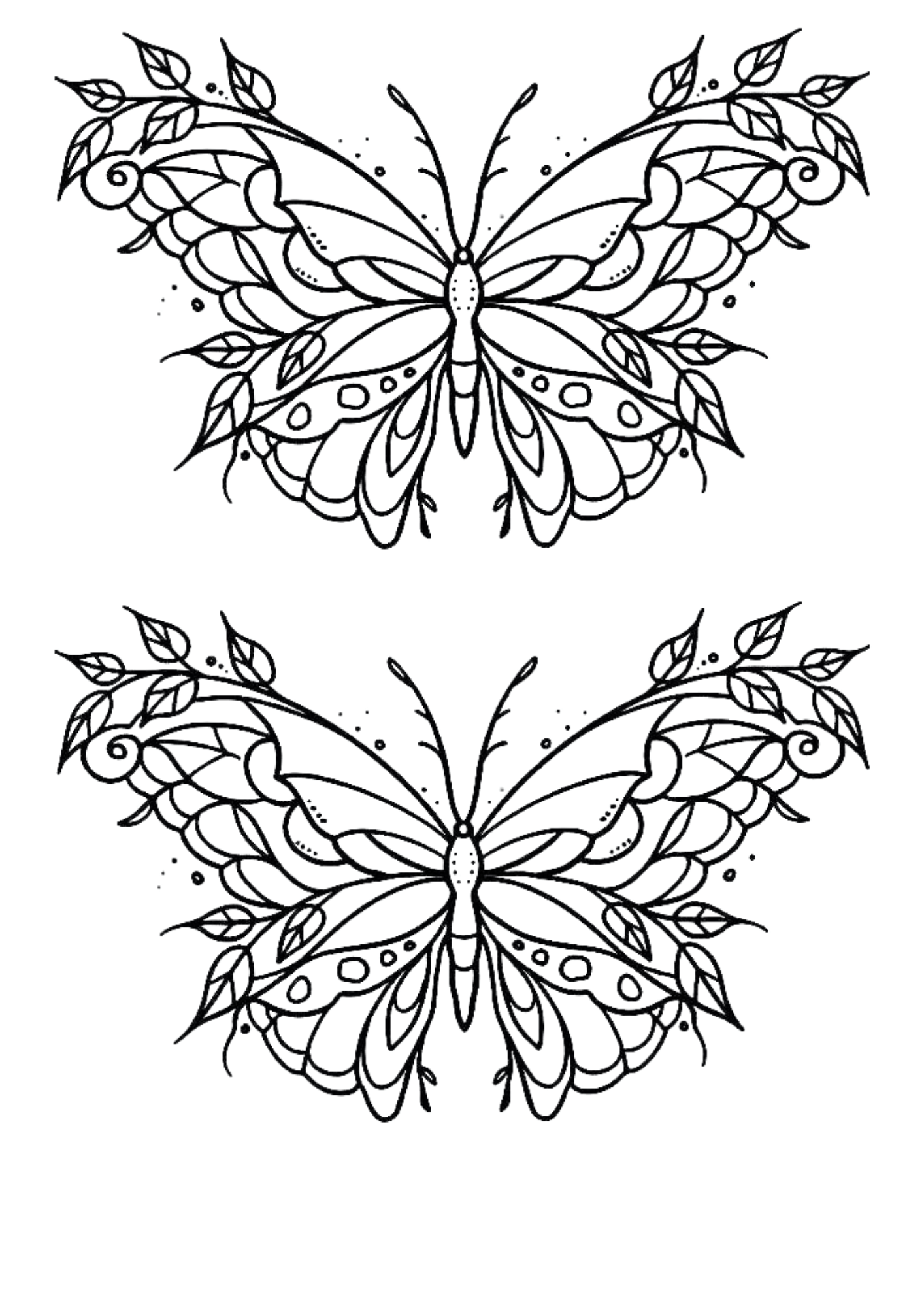 TeMaRo™ Non Permanent Butterfly Tattoos SA Stickers