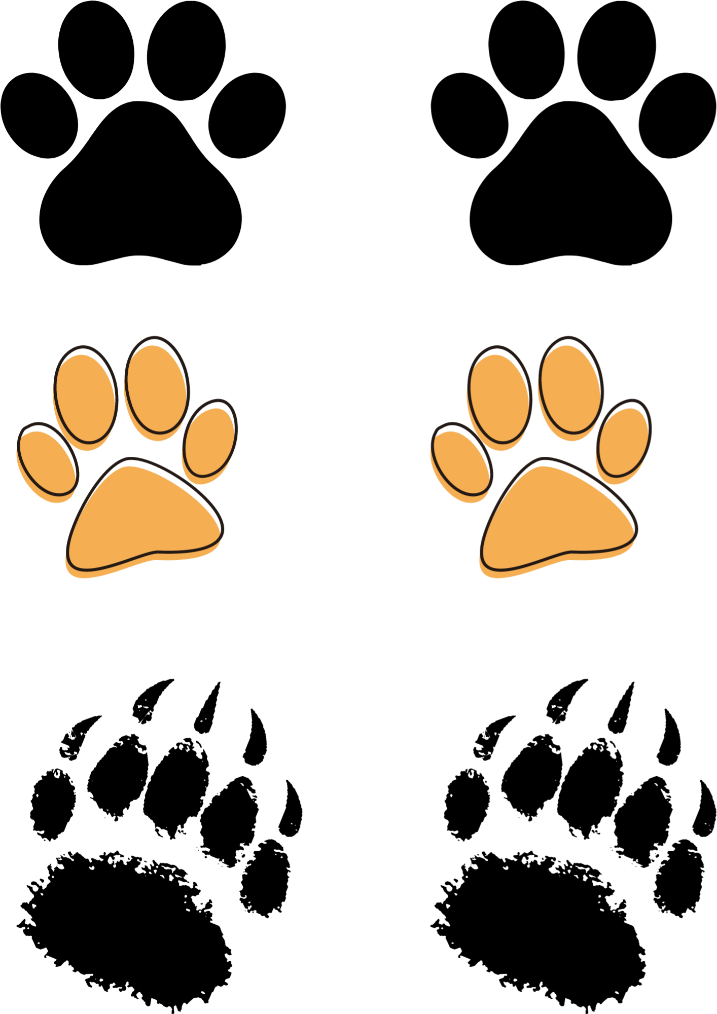 TeMaRo™ Non Permanent Paws Tattoos Near Me