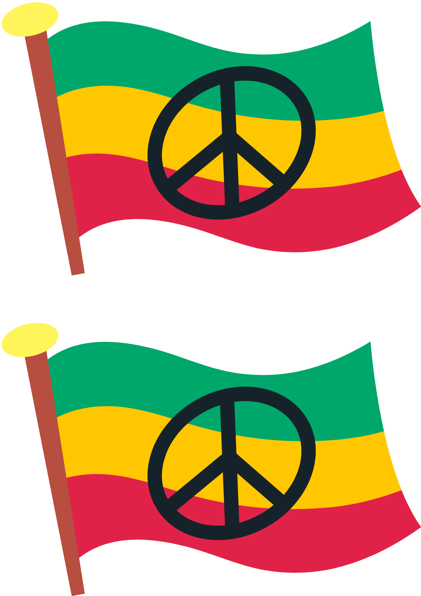 TeMaRo™ Non Permanent Rasta Flag Tattoo