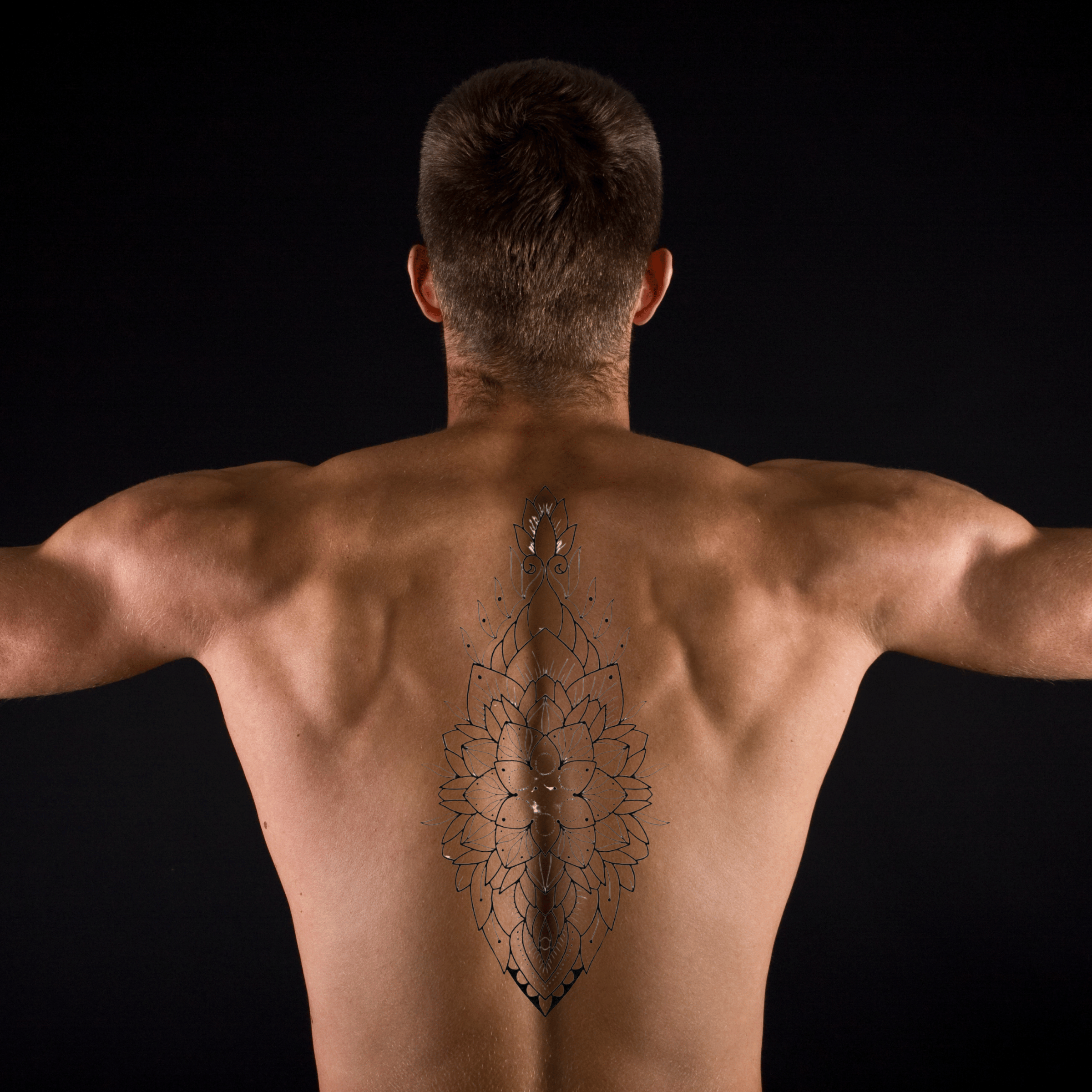 TeMaRo™ Non Permanent Sternum Tattoo Small
