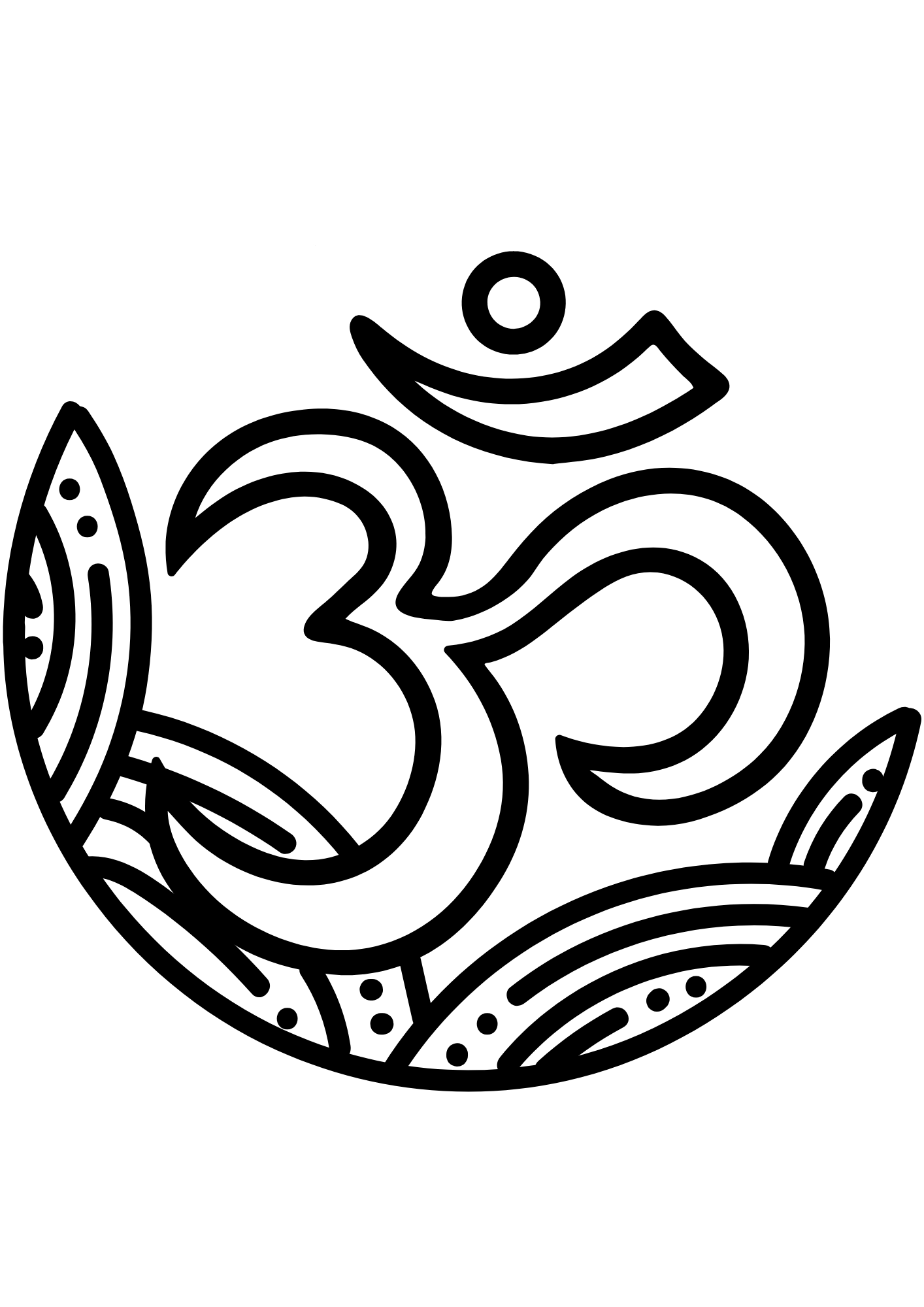 TeMaRo™ OM Symbol Tattoo Female