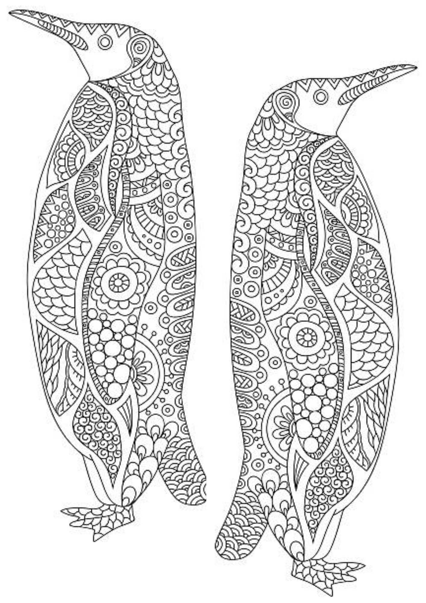 TeMaRo™ Penguin Tribal Arm Sleeve Tattoos