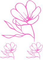 TeMaRo™ Pink Wedding Tattoos Temporary Ideas
