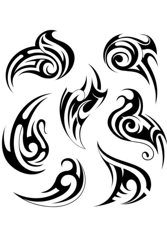 TeMaRo™ Price for Small Tattoo- Sheet of Tribal