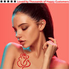 TeMaRo™ Red Ganesha Vinayagar Tattoo