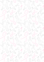 TeMaRo™ Ribbon Temporary Tattoos - Breast Cancer