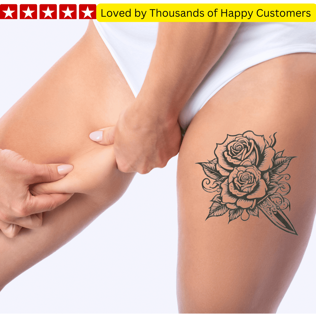 TeMaRo™ Rose on Hand Tattoos Men