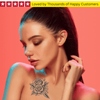 TeMaRo™ Rose on Hand Tattoos Men