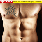 TeMaRo™ Rose on Hand Tattoos Men