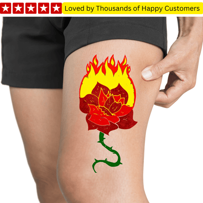 TeMaRo™ Rose Tattoo on Hand