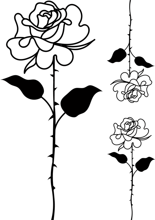 TeMaRo™ Rose Tattoos for Women