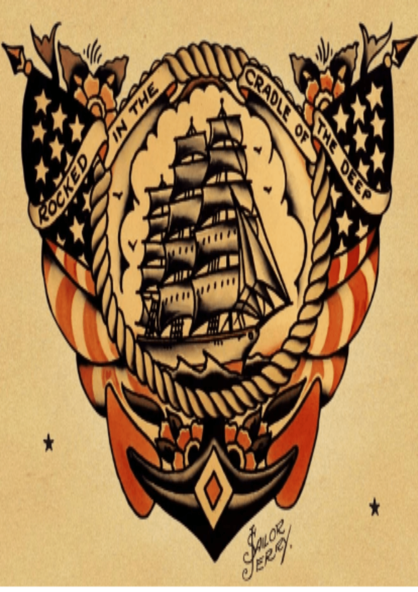 TeMaRo™ Sailor Jerry American Tattoos