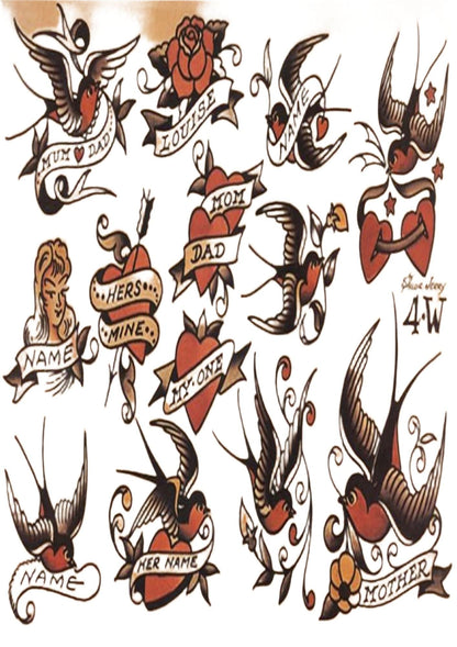 TeMaRo™ Sailor Jerry Small Tattoo Ideas