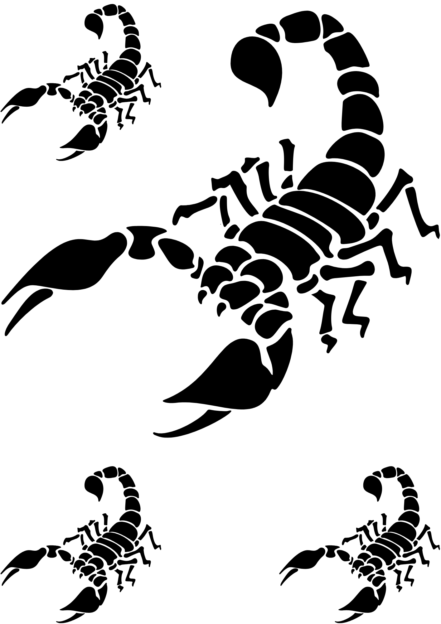 TeMaRo™ Scorpion South Africa Temporary Tattoo