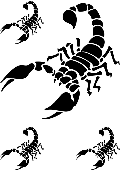 TeMaRo™ Scorpion South Africa Temporary Tattoo