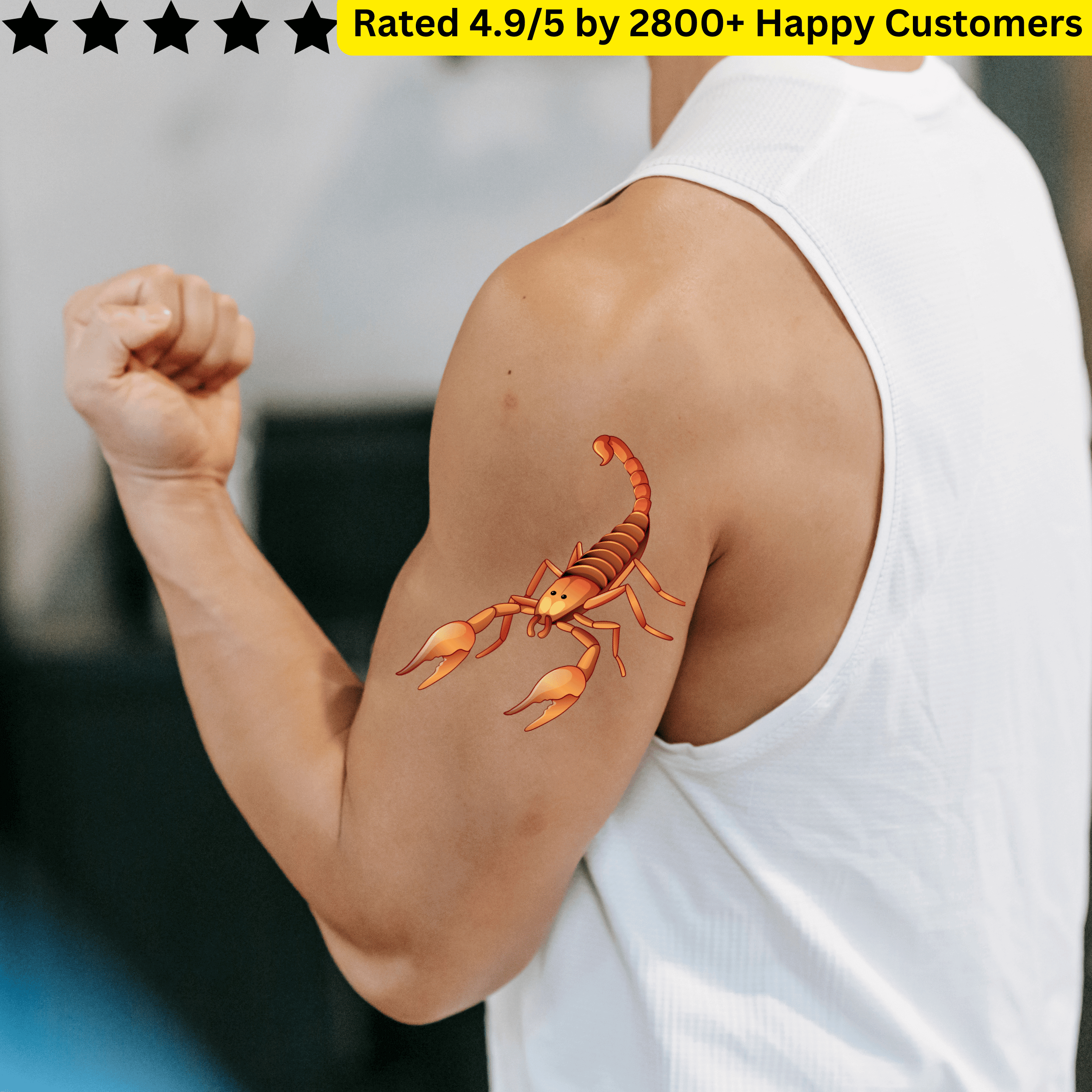 TeMaRo™ Scorpion Tattoo - 3D
