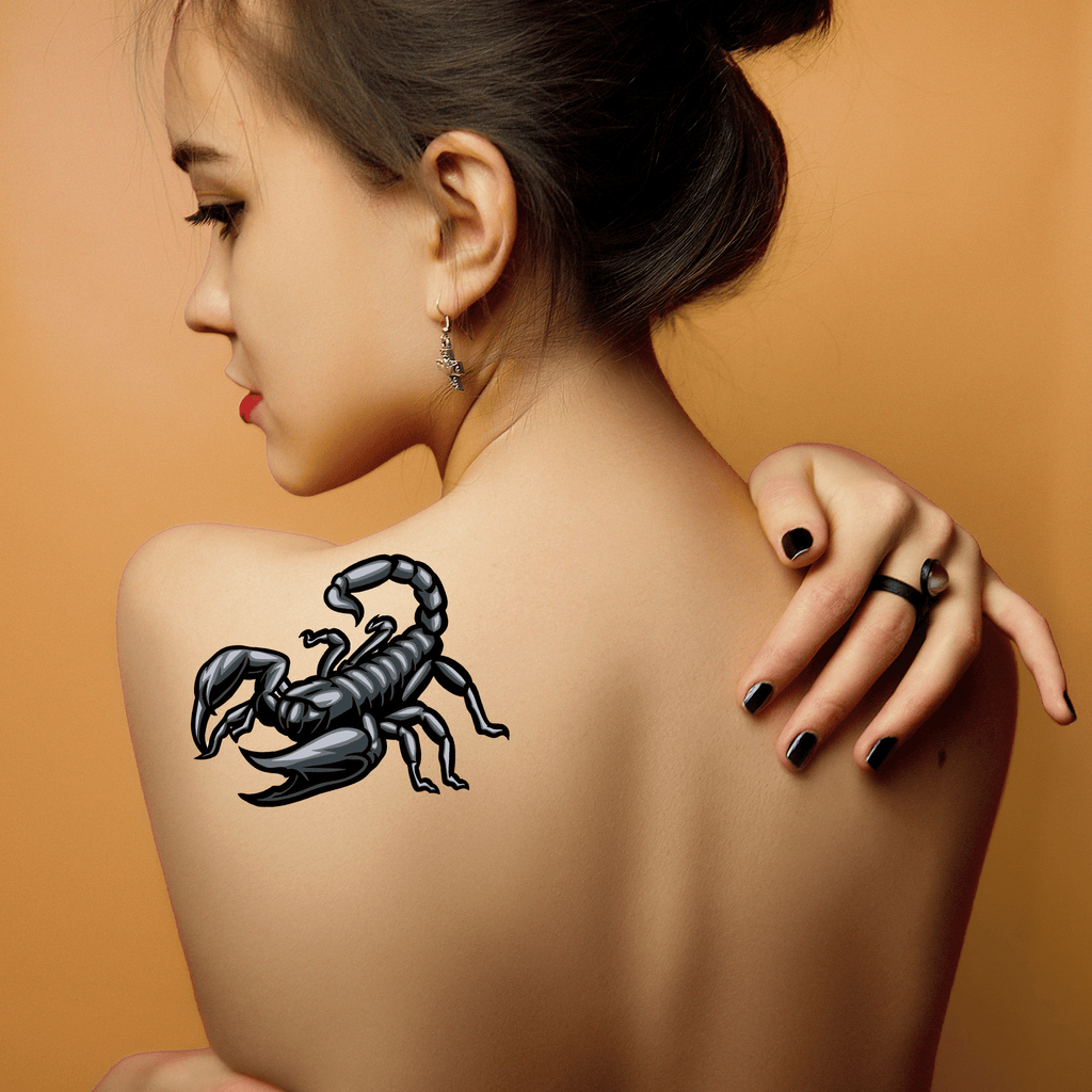 TeMaRo™ Scorpion Tattoo Simple