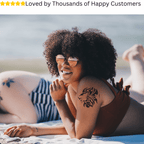 TeMaRo Semi Permanent Fake Tattoo Stickers Lions