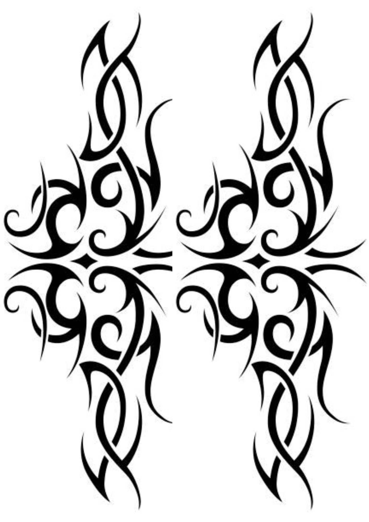 TeMaRo™ Shoulder Tattoo Men - 2 X Tribal